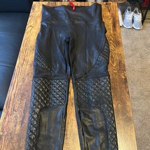 Spanx faux leather leggings